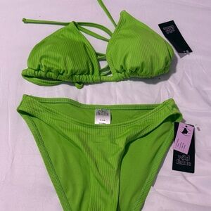 Wild Fable Vibrant Green Bikini